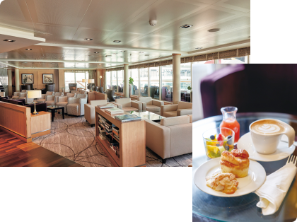 船へ戻り、MITSUI OCEANスクエアで一息。