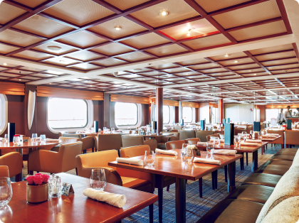 テラスレストラン八葉でディナー